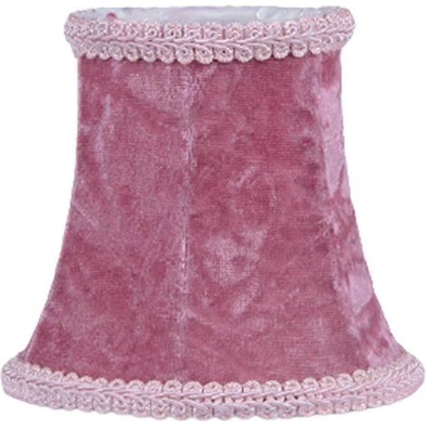 Tissu pour abat-jour, housses d'abat-jour, accessoires pour abat-jour, décoration intérieure, convient aux appliques murales (rose) (1/5)