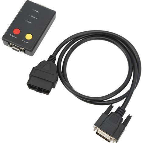 OBD2-Fehlercodeleser, Schnelldiagnosegerät, Reset-Taste und sicheres Löschen, Kfz-Kit (1/5)