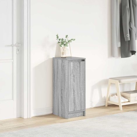 Schuhschrank Grau Sonoma 29,5x34x76 cm Holzwerkstoff
