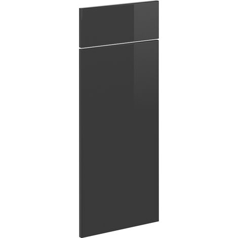 Façade de cuisine R-Line, Anthracite Haute brillance, 29.6x70.8cm façade de meuble pour meuble bas à tiroirs, Vicco (1/5)