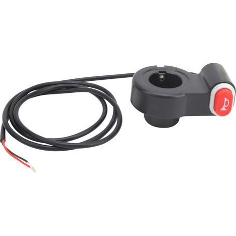 Bouton de démarrage électrique universel pour guidon de moto, klaxon de commutateur de guidon de 22mm/0,9 pouces (1/5)
