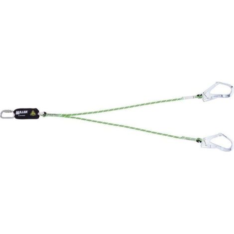 Longe drisse double absorbeur mousqueton 1/4 tour CS20 - mousqueton GO55 - Miller