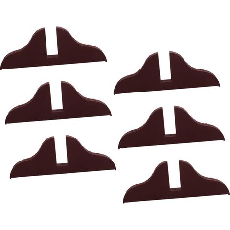 6 Pièces Paravent Pliant de Séparation de Base de Paravent Plastique Pliable Cloison de Confidentialité pour Maison et Bureau (1/5)