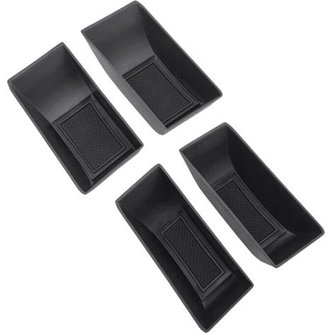 1 Set. Farbe: Schwarz. Material: ABS. Aufbewahrungsbox für den Türgriff der hinteren Autotür. (1/5)