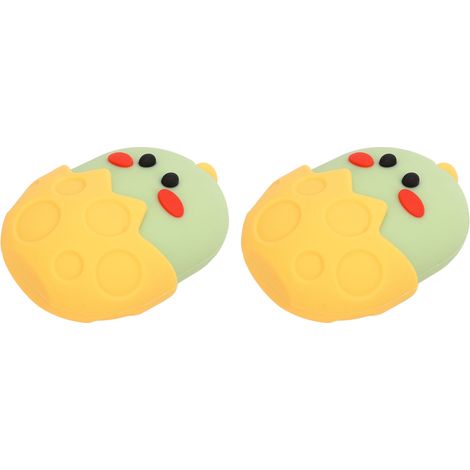 2 Pièces Moule à Glace Silicone Forme Poulet Jaune pour Visage et Yeux, Rouleau de Massage Réducteur de Gonflement et Douleur pour Hommes et Femmes (1/5)