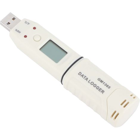 Enregistreur de température et d'humidité GM1365, thermomètre d'entrepôt pour chambre froide, laboratoire, capteur de données climatiques, mesure précise. (1/5)