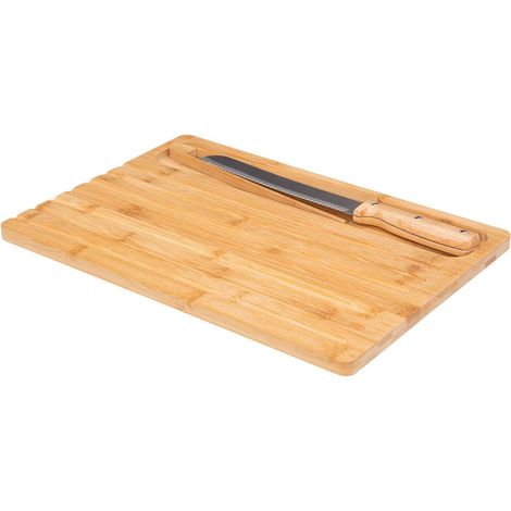 5five - tabla de pan con cuchillo de bambú