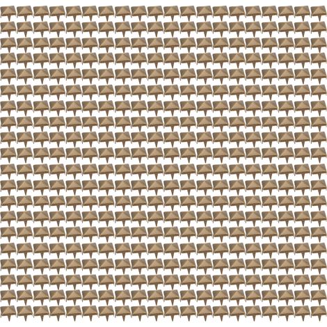 400 rivets carrés DIY pour maroquinerie 4mm-7mm, clous à pointes bronze, accessoires pour sacs, chaussures et ceintures, lot de 400 pièces. (1/5)