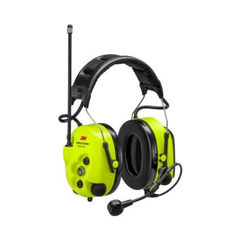 Casque antibruit électronique 3M PELTOR série LiteCom Plus Serre-tête 32dB Jaune ( Prix pour 1 )