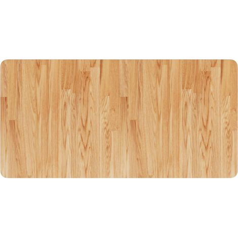 Comptoir de salle de bain Marron clair 100x50x2,5cm Bois traité (1/4)