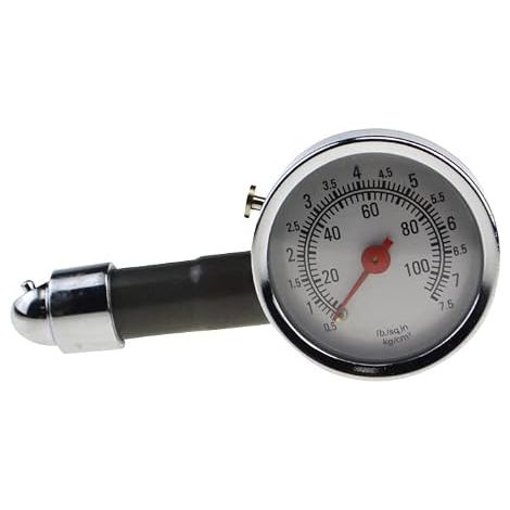 Tyre Pressure Gauge 7.5 Bar Tyre Pressure Tester 0-100 Psi for Car Bike Motorcycle (1/5)
