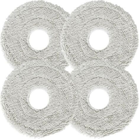 Cleaning Cloth for Mova P50 Pro Ultra Robot Vacuum Cleaner Spare Part, Replacement Accessories Washable Microfiber Cloth -4 Pieces (1/5)
