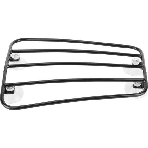 Support de bagages universel rétro moto, porte-réservoir noir, support pour sacoches et bagages (1/5)