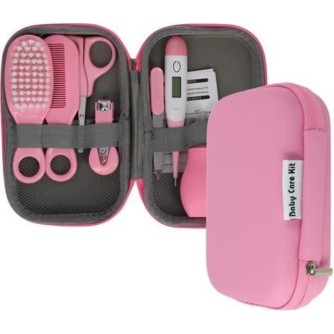 Trousse de Soin pour Bébé avec 8 Accessoires VP Santé Rose (1/4)