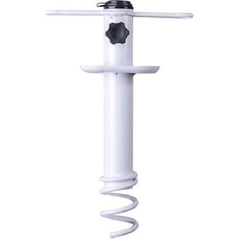 Ancre de sable pour parasol de plage, base de camping en plein air, support de tarière, support de rangement en spirale, robuste, pour patio, maison, jardin