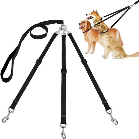 Guinzaglio per cani 3 in 1, guinzaglio da addestramento regolabile per animali domestici, guinzaglio staccabile per cani, guinzaglio da jogging, per animali di taglia media, piccola e multipla (3 in 1 (1/5)
