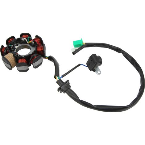 8-poliger Zündstator für Roller, Quads, Go-Karts und andere chinesische Fahrzeuge, 125-cm³-, 150-cm³-, 152QMI- und 157QMJ-Motoren (1/5)