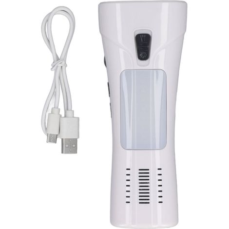 Radio d'urgence météo multifonction - ABS robuste, lampe LED, charge solaire & USB, batterie 1200mAh, power bank pour camping et pannes (1/5)