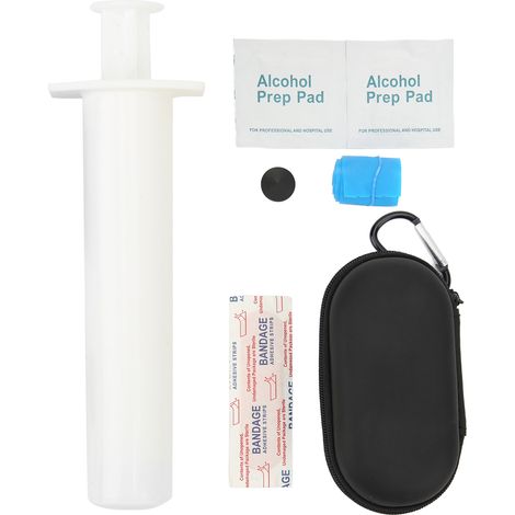 Extracteur de Morsure avec Ventouse, Bandage et Papier de Protection pour Urgences en Plein Air (1/5)