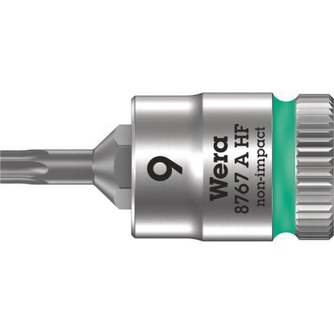 Wera 8767 A HF TORX® Zyklop Bitnuss mit 1/4"-Antrieb TX 9 x 28 mm 05003361001