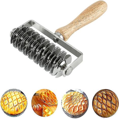 Mattarello in acciaio inox per pasta, teglie da forno, torte, crostate, pizze, pane e pasticcini. (1/5)