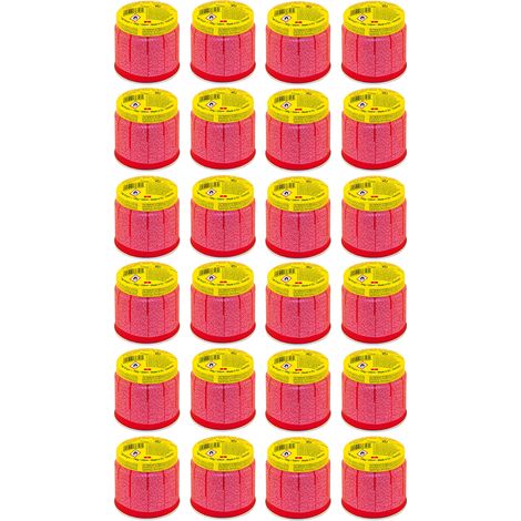 ROTHENBERGER Industrial C200 Supergas-Brenngas-Kartusche Stechkartusche NEU mit integriertem Gas Lock System 24 Stück (1/2)
