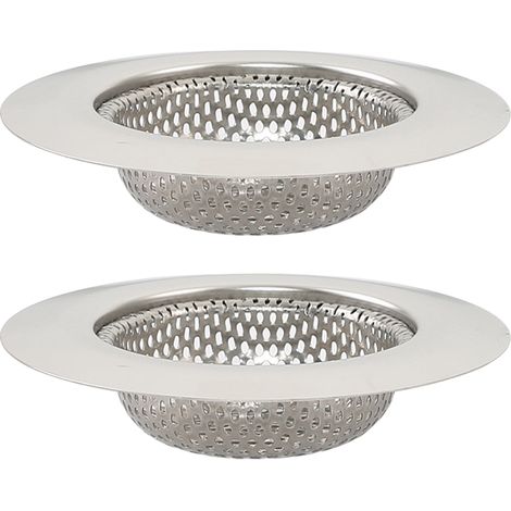 Crépine d'évier en 2 parties pour la plupart des éviers de cuisine, crépine d'évier, panier de crépine, filtre d'évier, crépine d'évier (petite) (1/5)