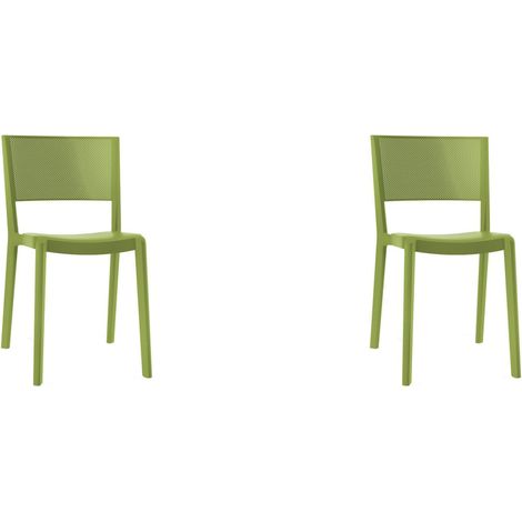 Resol SPOT Set 2 Silla Interior, Exterior Verde Oliva