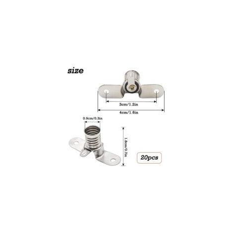 Portalampada E10, lampadine LED E10, 20 pezzi, 6V E10 con terminali a saldare per esperimenti domestici, circuiti, test elettrici, accessori - Crezuo