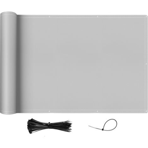 Brise Vue Balcon 0.75x6m Imperméable Coupe-Vent, Protection UV (1/5)