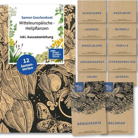 Coffret de graines Plantes médicinales européennes (1/5)
