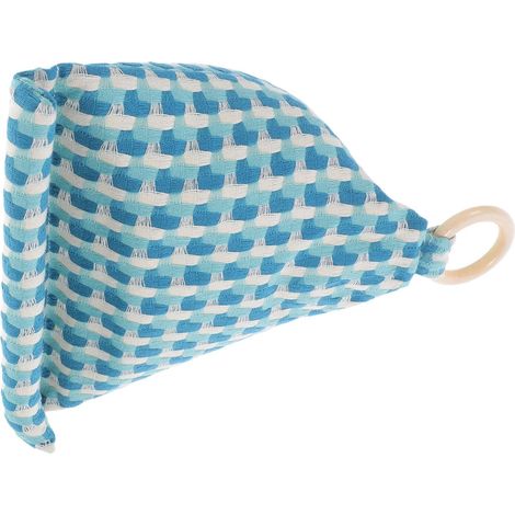 Support Tablette et téléphone Vert en Coton et Lin, Coussin Triangulaire léger pour Lecture et détente lit ou canapé (1/5)
