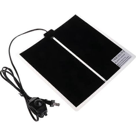 Panneau chauffant pour reptiles 20W/14W/7W/5W - Tapis chauffant terrarium, chauffage pour lézards et serpents, matelas thermique 14W pour cage. (1/4)