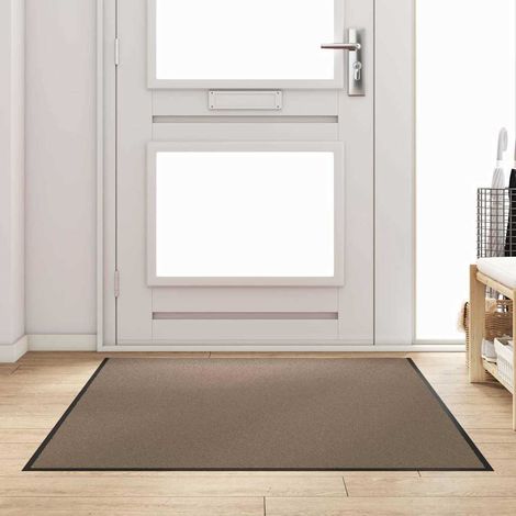 vidaXL Tappetino Beige e Nero 120 x 180 cm 100% Poliammide