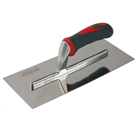 Faithfull SGTP11SS - Frattone in acciaio inossidabile 11 x 4 cm, impugnatura morbida