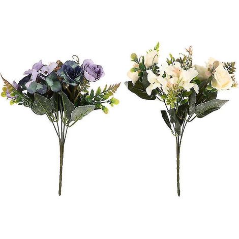 Bouquet de 2 pivoines artificielles (1/3)
