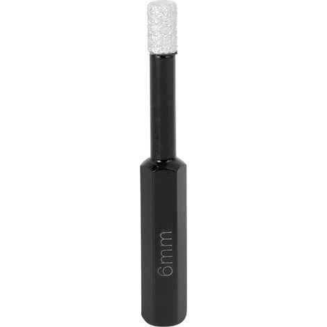 Foret à sec anti-dérapage pour carrelage, marbre et granit, avec embout hexagonal (6mm) (1/5)