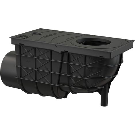 Alcadrain Bac de rétention universel 300×155/110 mm Sortie horizontale (1/3)