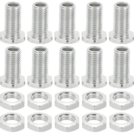10 Ensembles Kit de Boulons et Écrous Hexagonaux M8X18mm (1/5)