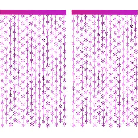 Rideau Festif En Feuille Métallique - 2 Pièces 100 x 200 cm - Décoration Photo Booth Anniversaire Mariage (1/5)