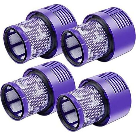 Lot de 4 filtres de rechange pour aspirateur Dyson V10, V10 Absolute, V10 Animal, V10 Motorhead, SV12, pièce P/N 969082-01 (1/4)
