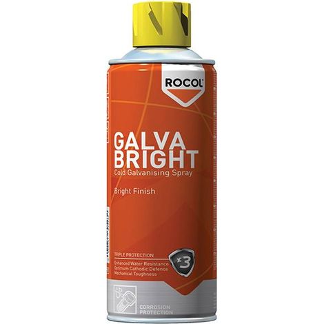 ROCOL Galva Bright Spray 500ml - Corrosion-Resistant Protective Coating for Metal Surfaces (1/3)