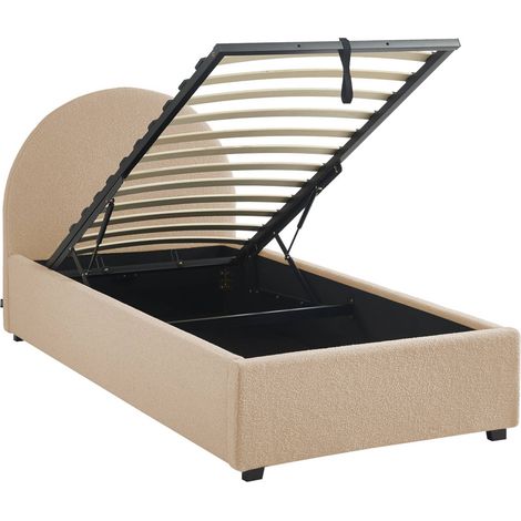 sweeek - Boxbett mit Lattenrost und Kopfteil, 90 x 190cm