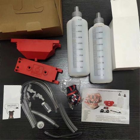 Kit de nettoyage de chaîne de moto avec brosse (1/5)
