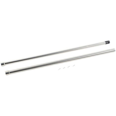 DEESSE SHOP-Liineparalle 58-98 cm en Acier Inoxydable Extensible Télescopique Tringle Rail Vêtements Suspendus Pôles Vêtements Organisateur pour Armoire-penderie (1/5)