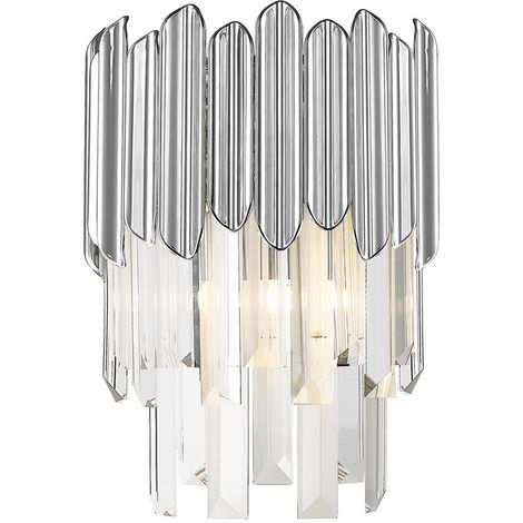 Applique murale glamour cristal G9 28W Gladius Zuma