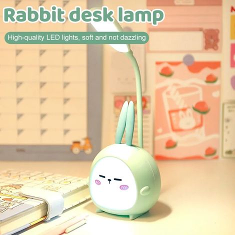Lampada da scrivania a LED, lampada da scrivania senza fili, lampada da scrivania per bambini, ricaricabile tramite USB, regalo per bambini, ragazzi, ragazze, amici, verde (1/4)