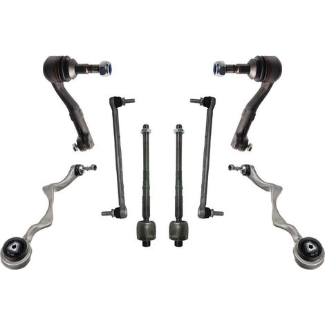 KIT BRACCIO OSCILLANTE 8 PEZZI COMPATIBILE CON BMW SERIA 1(E81)2008-2011 / Kit Sospensione Completo OE/OEM / Bracci Oscillanti + Testine Sterzo / Sostituzione Diretta OEM