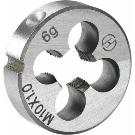 M10 x 1.0 Filière Filetage Droite Main Métrique Machine HSS Acier Haut Vitesse - (1/4)