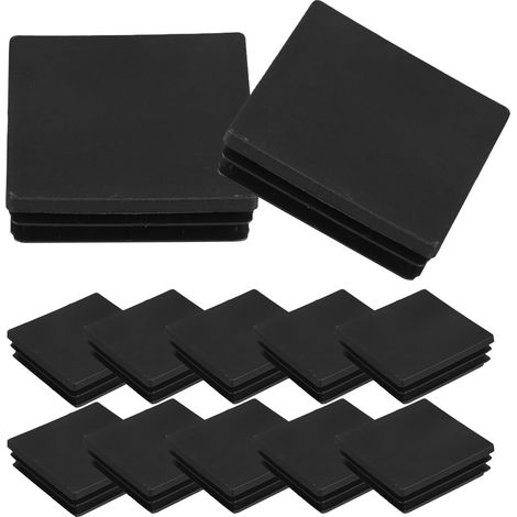 Homoyoyo Lot de 100 bouchons carrés antidérapants en plastique (1/5)
